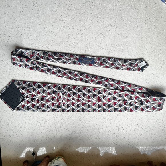 Oscar De La Renta Couture Collection Silk Necktie 4" Wide 58.5" Long Made In USA - Picture 3 of 8